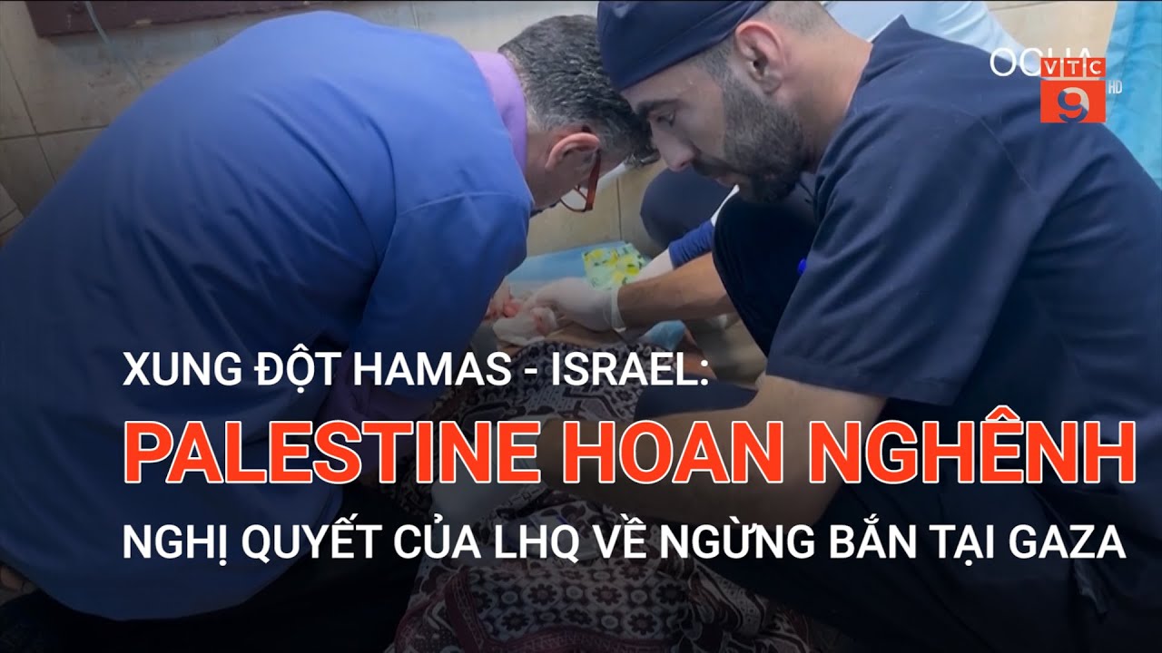 XUNG ĐỘT HAMAS - ISRAEL: PALESTINE HOAN NGHÊNH NGHỊ QUYẾT CỦA LHQ VỀ NGỪNG BẮN TẠI GAZA | VTC9