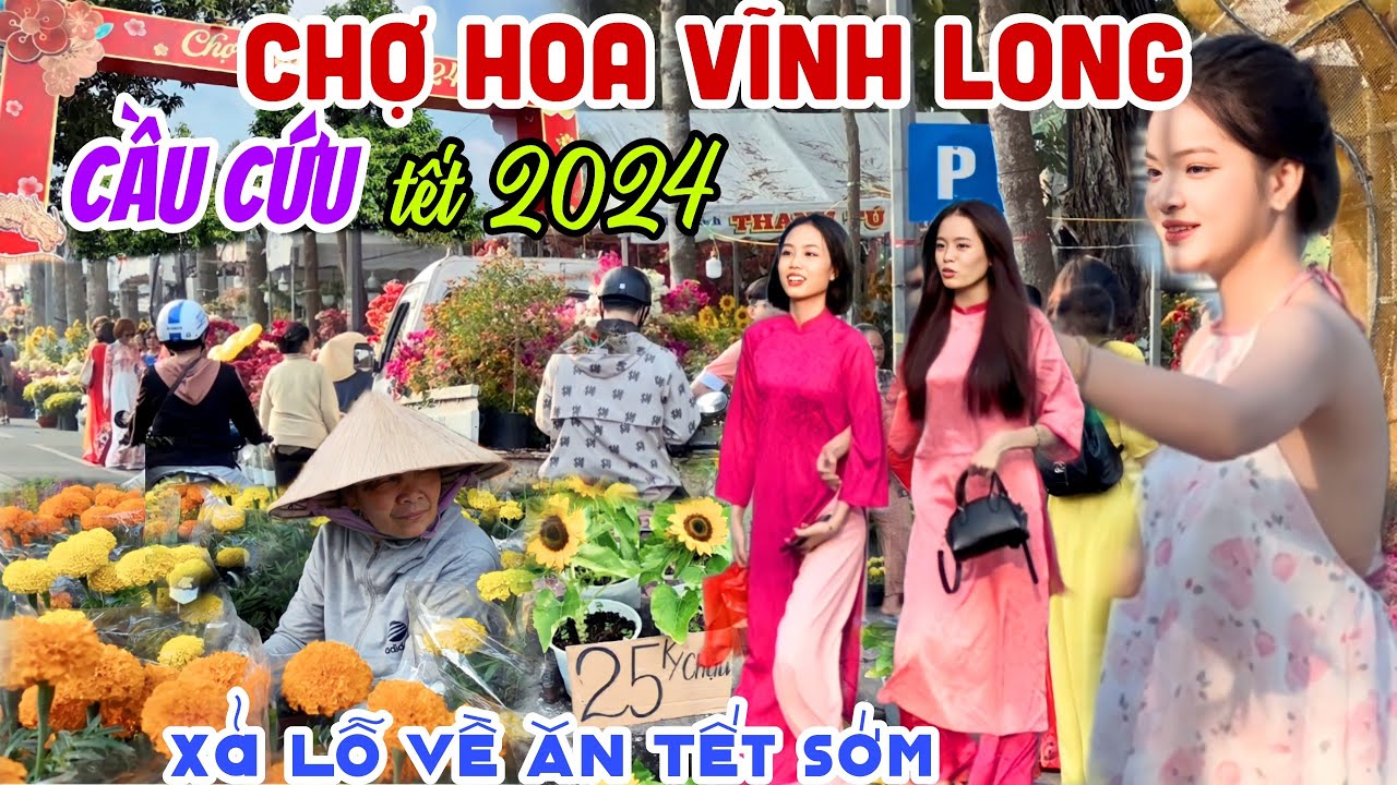 Rớt Nước Mắt CHỢ HOA TẾT VĨNH LONG 2024 - ĐAU THƯƠNG MẤT GIÁ VẠN THỌ, BÀ CON XẢ LỖ VỀ ĂN TẾT | KPVL