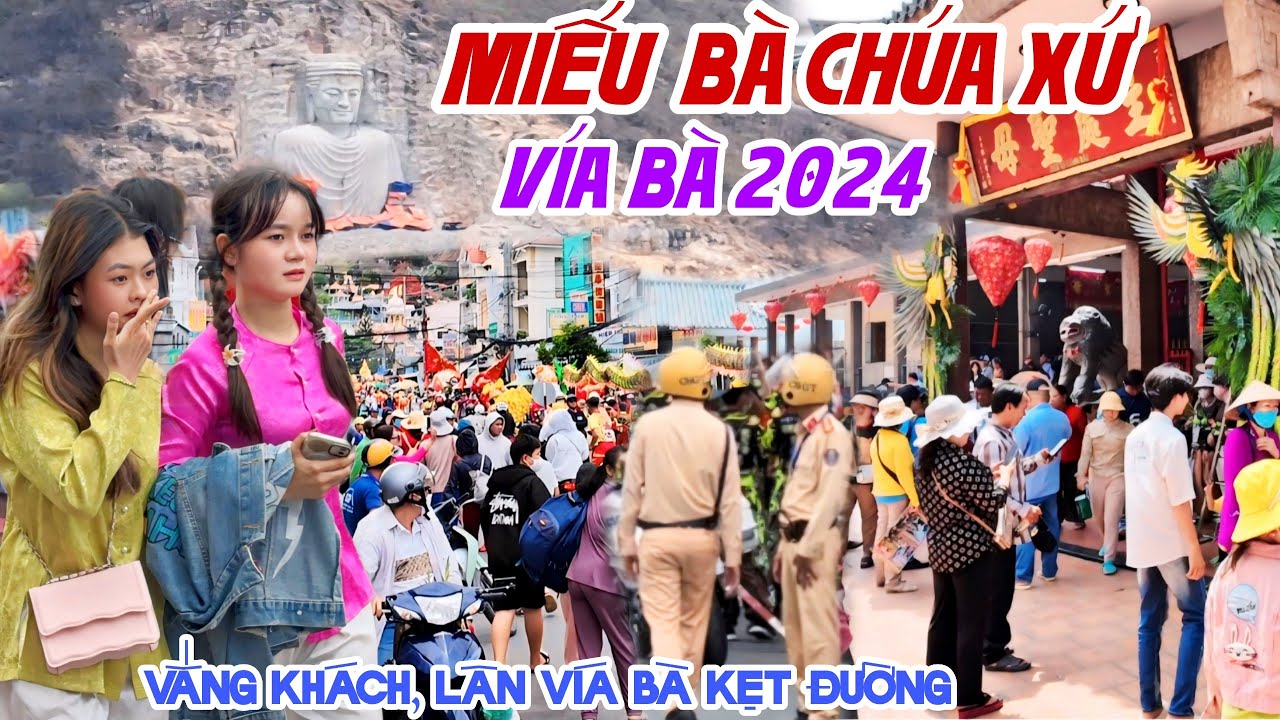 Thê Thảm Miếu Bà Vắng Tanh VÍA BÀ CHÚA XỨ 2024 Ế KHÁCH - HÀNG CHỤC ĐOÀN LÂN Vía Bà Nghẹt Đường KPVL