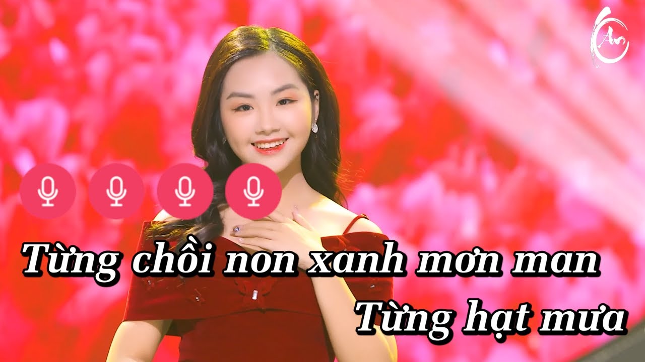 Karaoke Thì Thầm Mùa Xuân - Khánh An | Beat Karaoke Hay Nhất