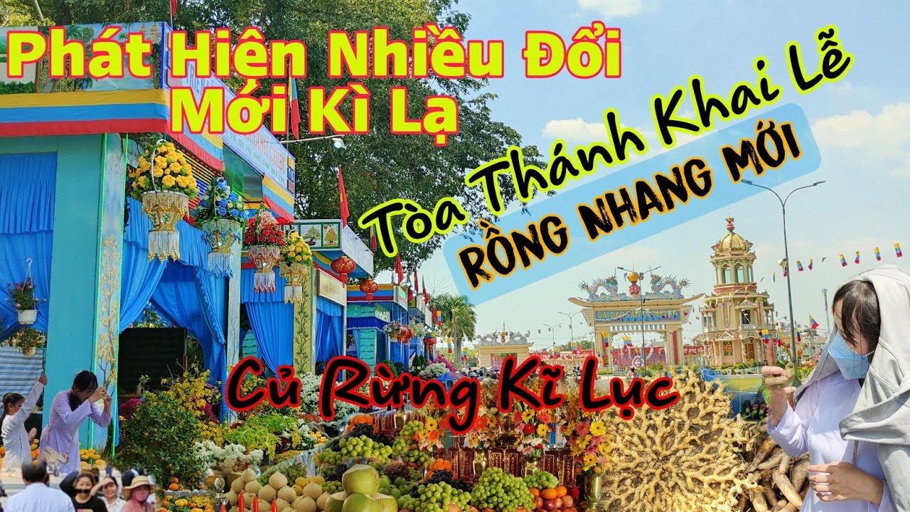 Kì Lạ Lễ Đức Chí Tôn 2024 Tại Tòa Thánh Tây Ninh Đổi Mới Hoàng Toàn Đón Chào Rồng Nhang Mới