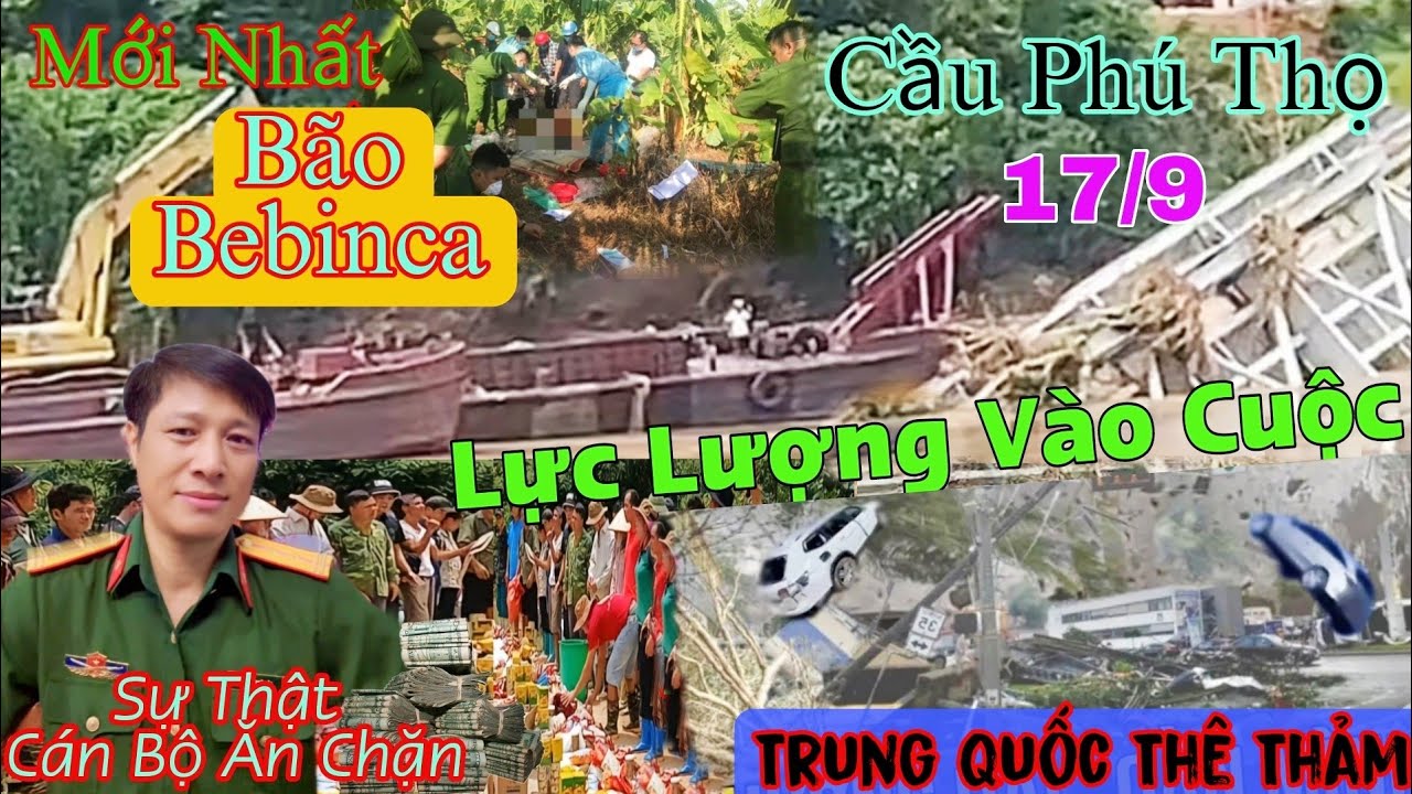 Bão Bebinca Tàn Phá Trung Quốc Thê Thảm 75 Năm Chưa Có Sự Thật Lãnh Đạo Lấy Tiền Từ Thiện