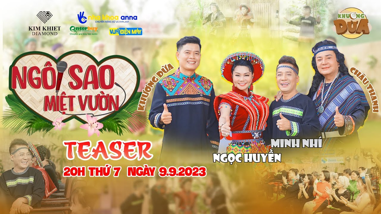 TEASER NGÔI SAO MIỆT VƯỜN 2| Minh Nhí lắc đầu khi Khương Dừa, Châu Thanh, Ngọc Huyền tấu hài