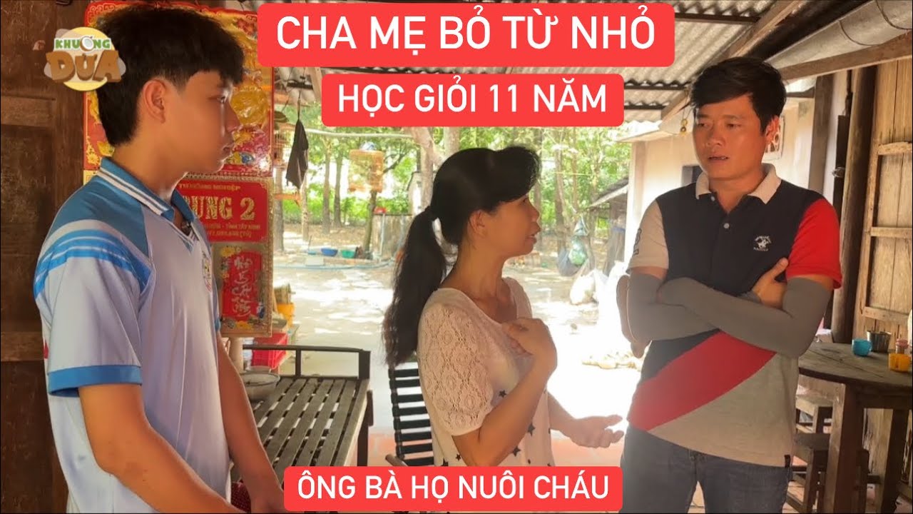 Cha mẹ lo hạnh phúc mới, cậu bé may mắn được ông bà họ nuôi ăn học với thành tích đáng ngưỡng mộ