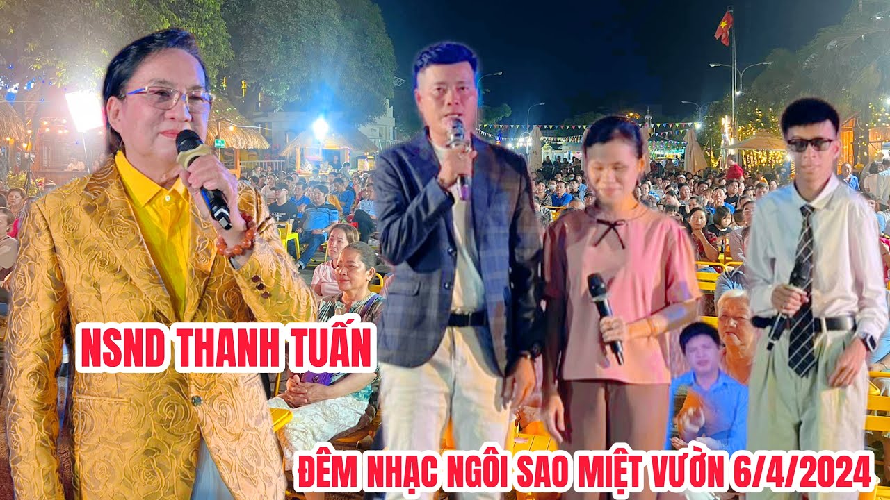 NSND Thanh Tuấn 76 tuổi hát quá đỉnh trong Đêm nhạc Ngôi Sao Miệt Vườn | Khương Dừa