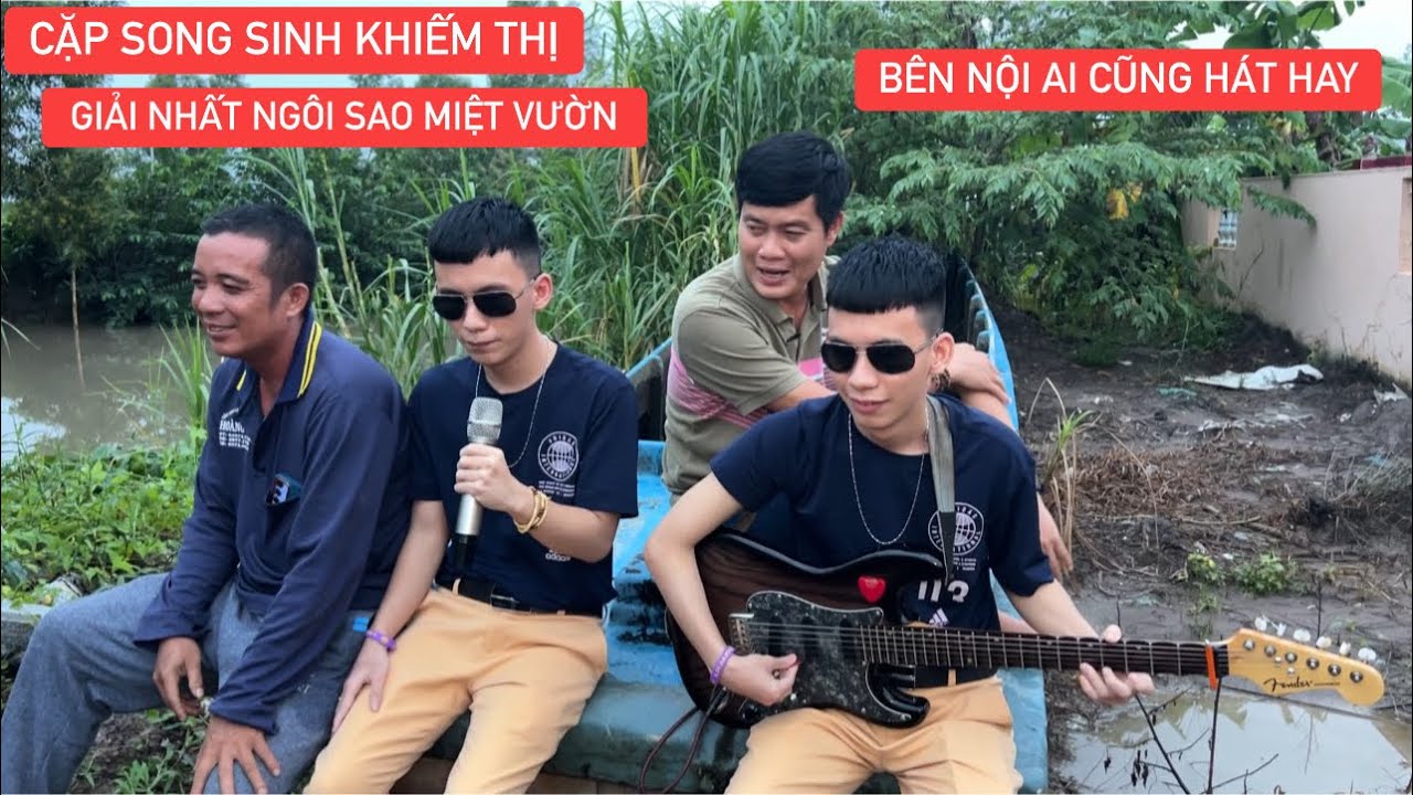 Thăm nhà cha mẹ ruột của cặp song sinh khiếm thị đa tài phát hiện bên nội ai hát cũng hay