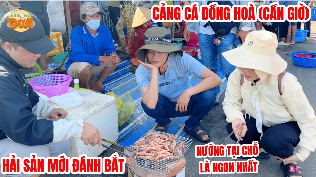 Đi Cần Giờ nhớ tới tham quan cảng cá Đồng Hoà, thưởng thức hải sản nướng tại chỗ siêu ngon