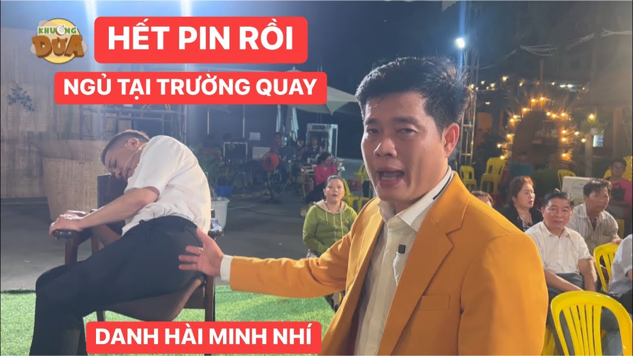 NSƯT Ngọc Huyền, NSƯT Minh Nhí “hết pin” ngủ tại sân khấu Ngôi Sao Miệt Vườn 3 | Khương Dừa