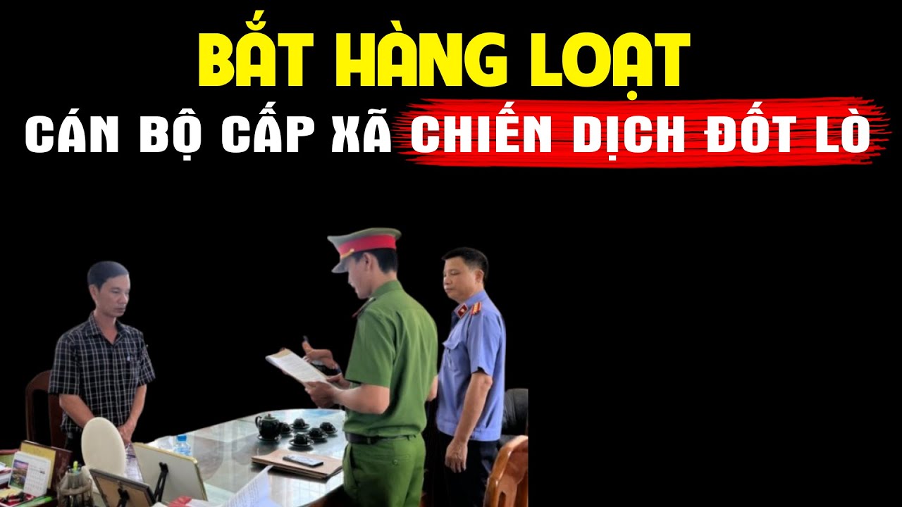 Lò cháy đến tận xã, Hàng loạt cán bộ sai phạm bị bắt