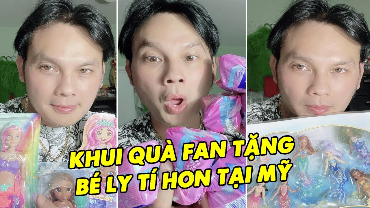 Cười Đau Bụng Kim Tiểu Long Khui Quà Fan Tặng Bé Ly Tí Hon Tại Mỹ và Cái Kết Bất Ngờ