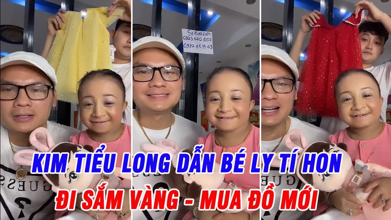 Kim Tiểu Long Cùng Bé Ly Tí Hon Đi Mua Vàng KHOE Tủ Đồ Mới Cực Đẹp