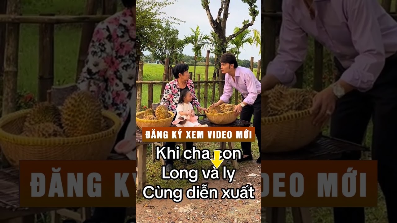 Hai cha con Kim Tiểu Long và cô bé tí hon cùng diễn xuất quay mv #shorts