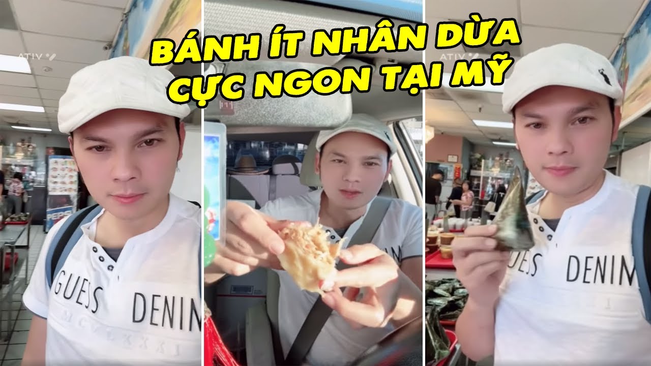 Kim Tiểu Long Tìm Mua Bánh Ít Nhân Dừa Tại Mỹ Ăn Cho Nhớ Quê Hương Việt Nam