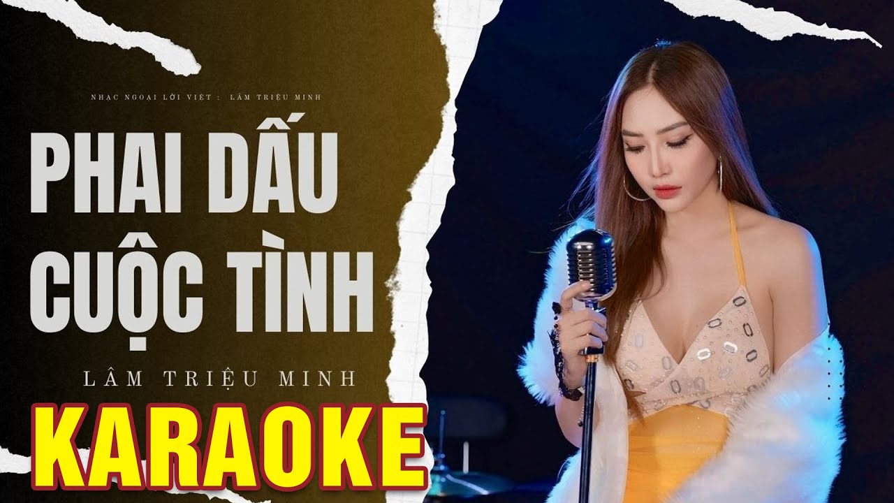 KARAOKE PHAI DẤU CUỘC TÌNH | LÂM TRIỆU MINH | FULL BEAT CHUẨN HAY NHẤT