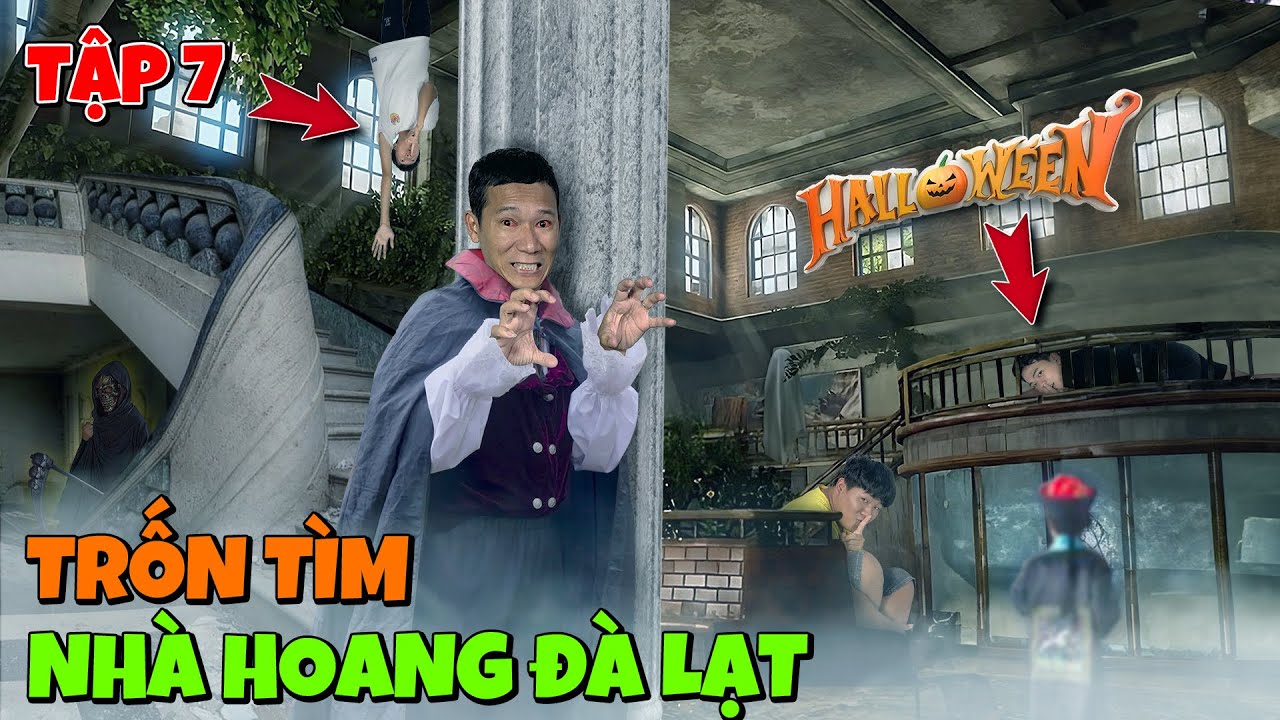 🎃 Thử Thách Chơi Trốn Tìm Trong Nhà Hoang Đà Lạt Phiên Bản Hoá Trang Halloween Thắng 34 triệu 😱