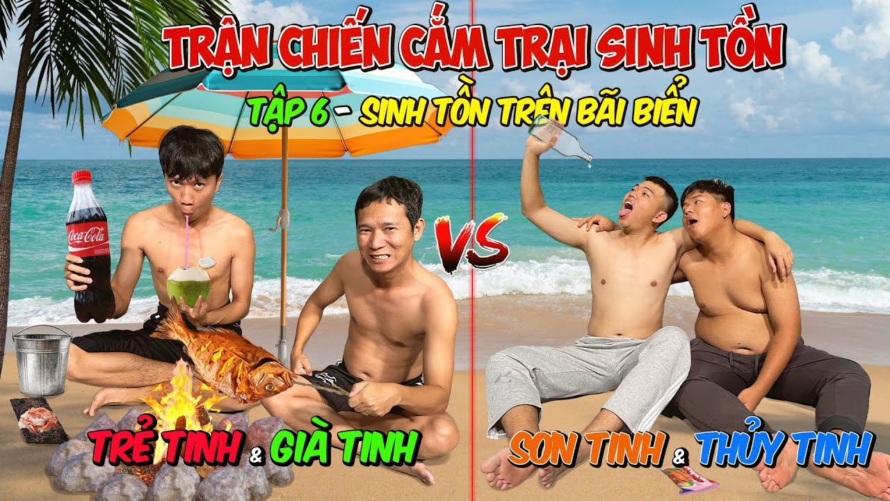 Trận Chiến Cắm Trại Sinh Tồn - Tập 6: Sinh Tồn Với KHÁCH MỜI Trên Bãi Biển