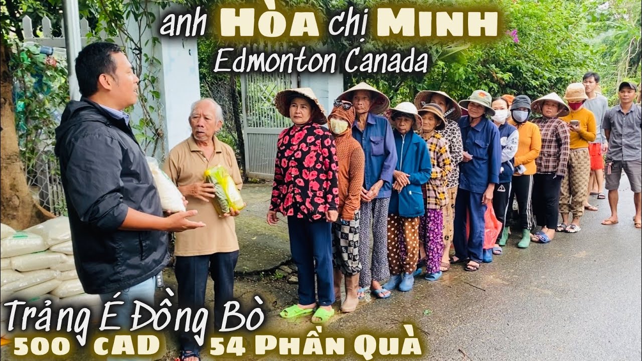 54 Phần Quà Làm Ấm Lòng Những Người Giữ Mộ Trong Đợt Mưa Gió. Cảm Ơn A.C Minh Hòa Edmonton Cannada