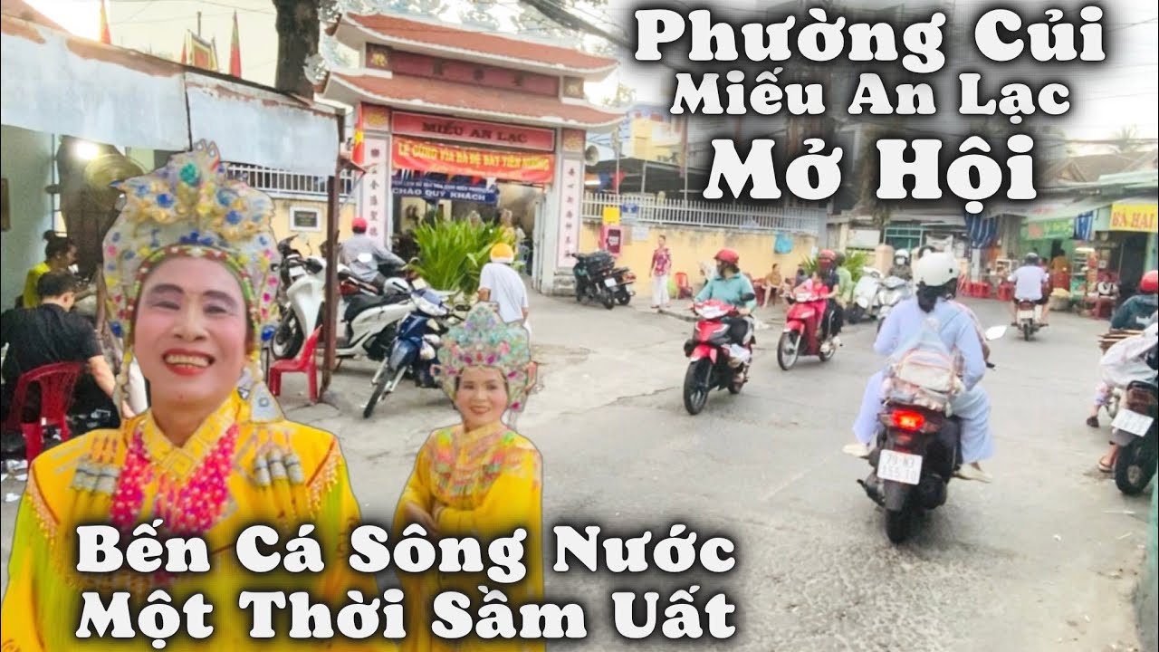 Đường Phường Củi Đông Đúc Nhộn Nhịp Từ Sáng Đến Đêm. Miếu An Lạc Mở Hội Vía Bà Cầu Mưa Thuận Gió Hòa