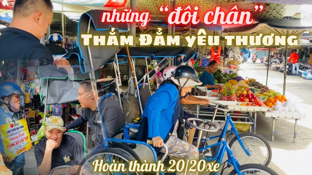 Chợ Bàu Xóm Bóng Bỗng Nhộn Nhịp Với Buổi Trao Tặng Xe Lắc Tay. Những Chiếc Xe Cuối Cùng Xuất Bến!