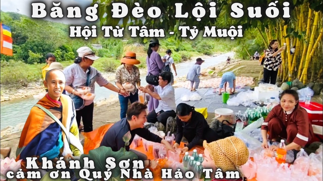 Hàng Trăm Phần Ăn Yêu Thương Từ Hội Chợ Đầm Tỷ Muội Từ Tâm. Băng Đèo Lội Suối Đến Đồng Bào Khánh Sơn