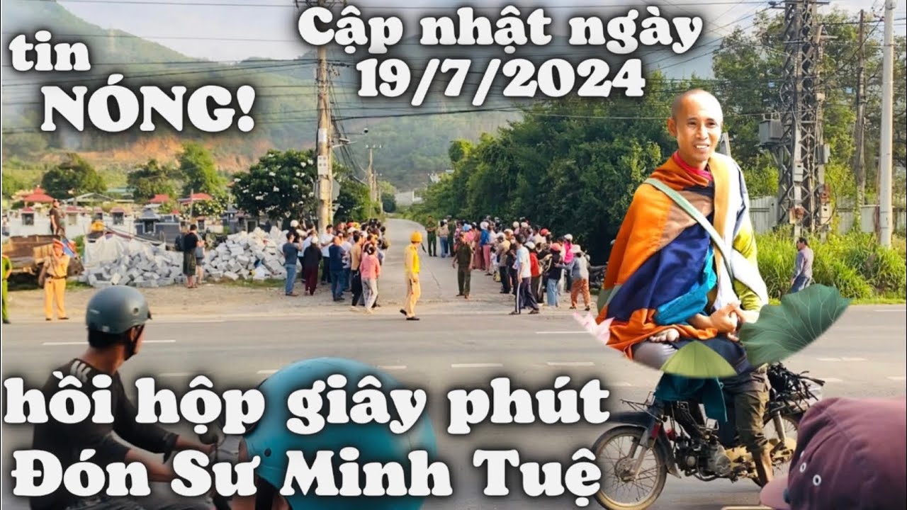 Tin Nóng! Hồi Hộp Giây Phút Đón Sư Minh Tuệ Đi Khất Thực Tại Nha Trang.