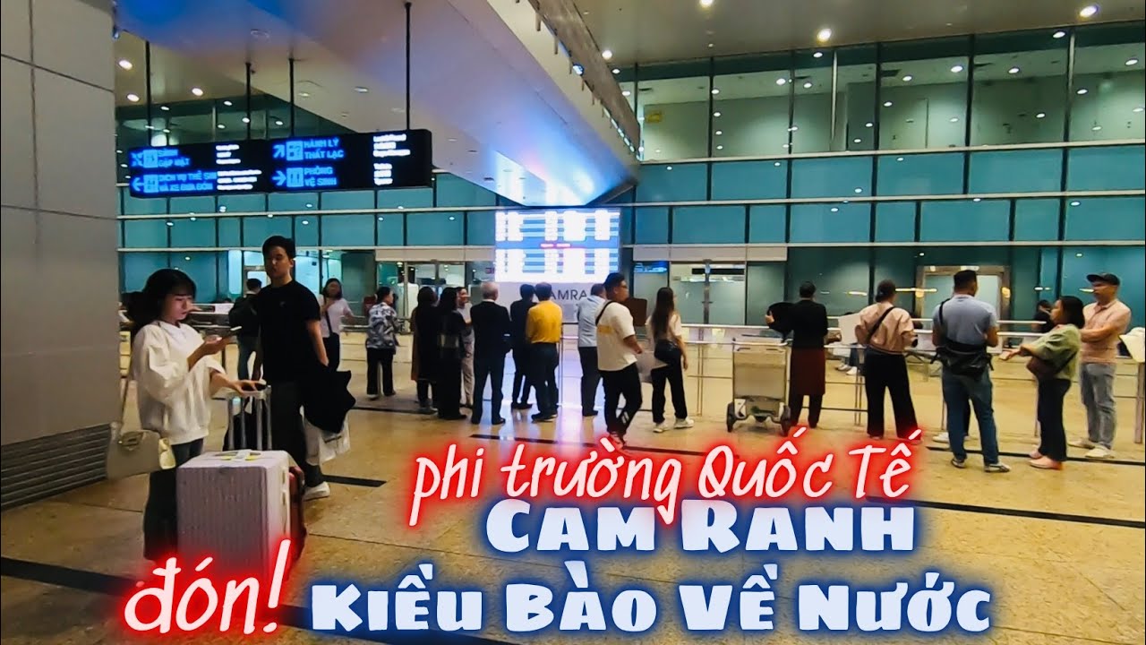 Vinh Hạnh Tiếp Đón Những Người Nha Trang Xa Xứ Về Thăm Quê Sau 14 Năm Tại Phi Trường Cam Ranh. LTNT