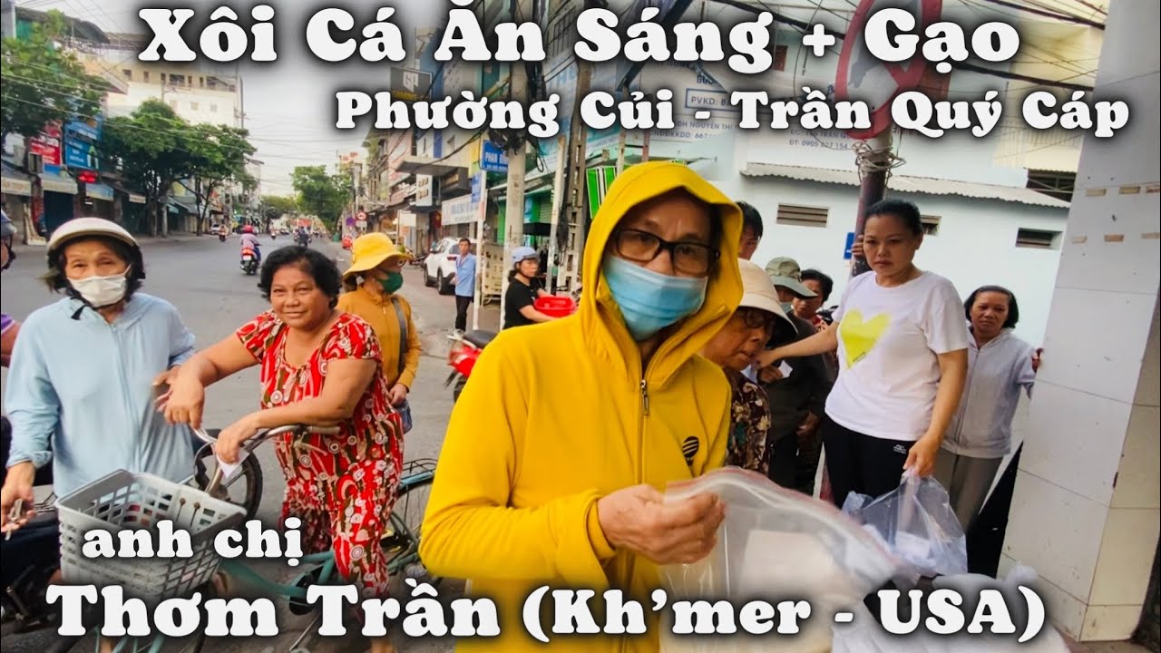 Góc Ngã Tư Quen Thuộc Hai Chùa - TQC - Phường Củi. Ăn Sáng Xôi Cá + Gạo Yêu Thương Từ ac Thơm Trần