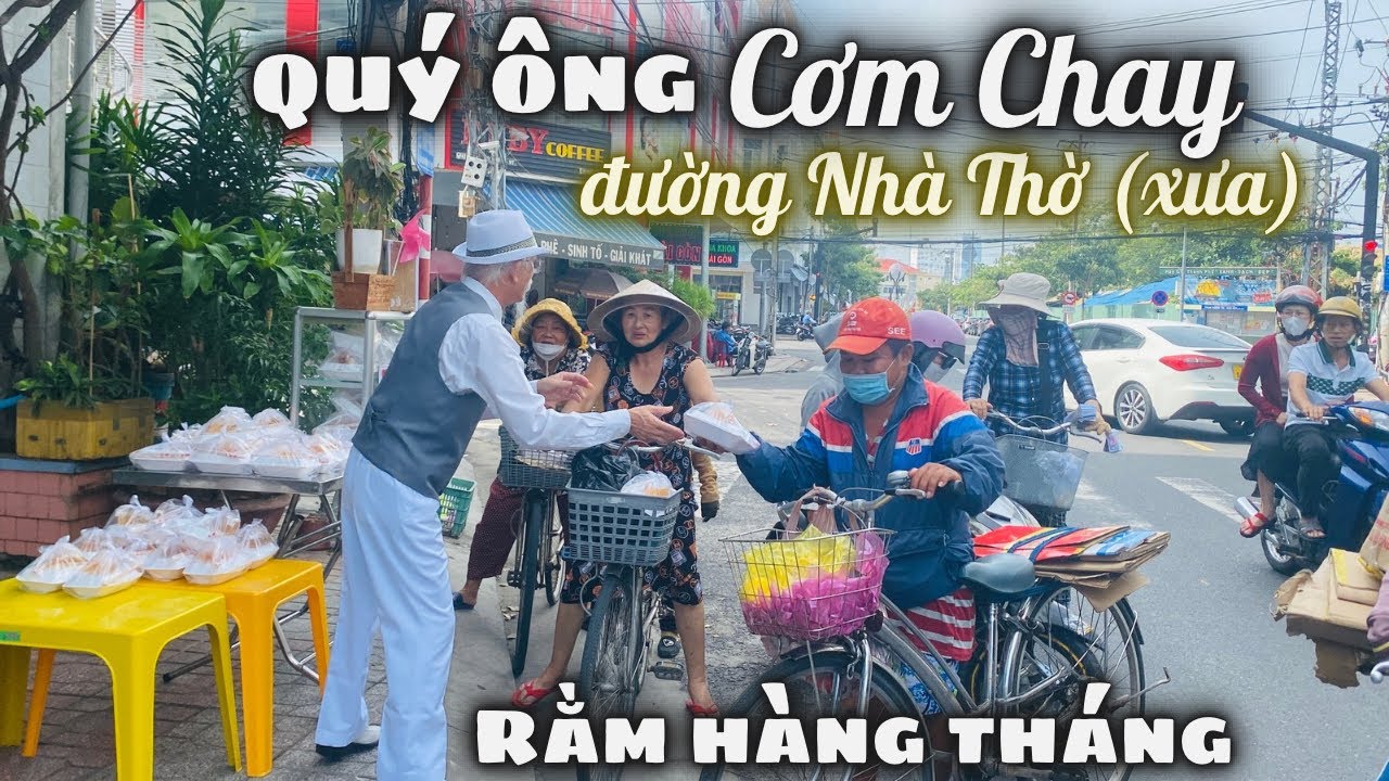 Quý Ông Cơm Chay Ở Đường Nhà Thờ Ngày Xưa. Nét Văn Hóa Của Người Nha Trang Vào Ngày Rằm Hàng Tháng