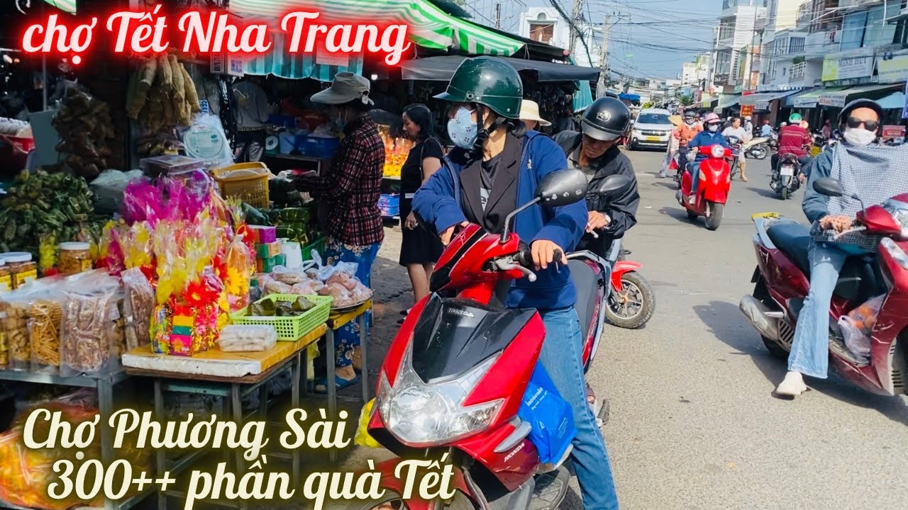 Cập Nhật Tết Nha Trang. Chợ Phương Sài Đông Đúc Ngày Tết và 300 Phần Quà Tết Từ Gia Đình Kiều Bào Mỹ