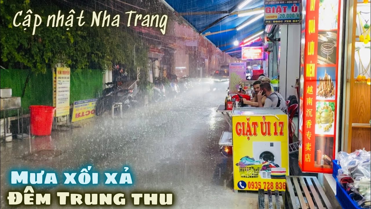 Cập Nhật Nha Trang. Mưa Xối Xả Đêm Trung Thu Và Các Hoạt Động Vui Hội Trăng Rằm Tháng 8 Ở Nha Trang