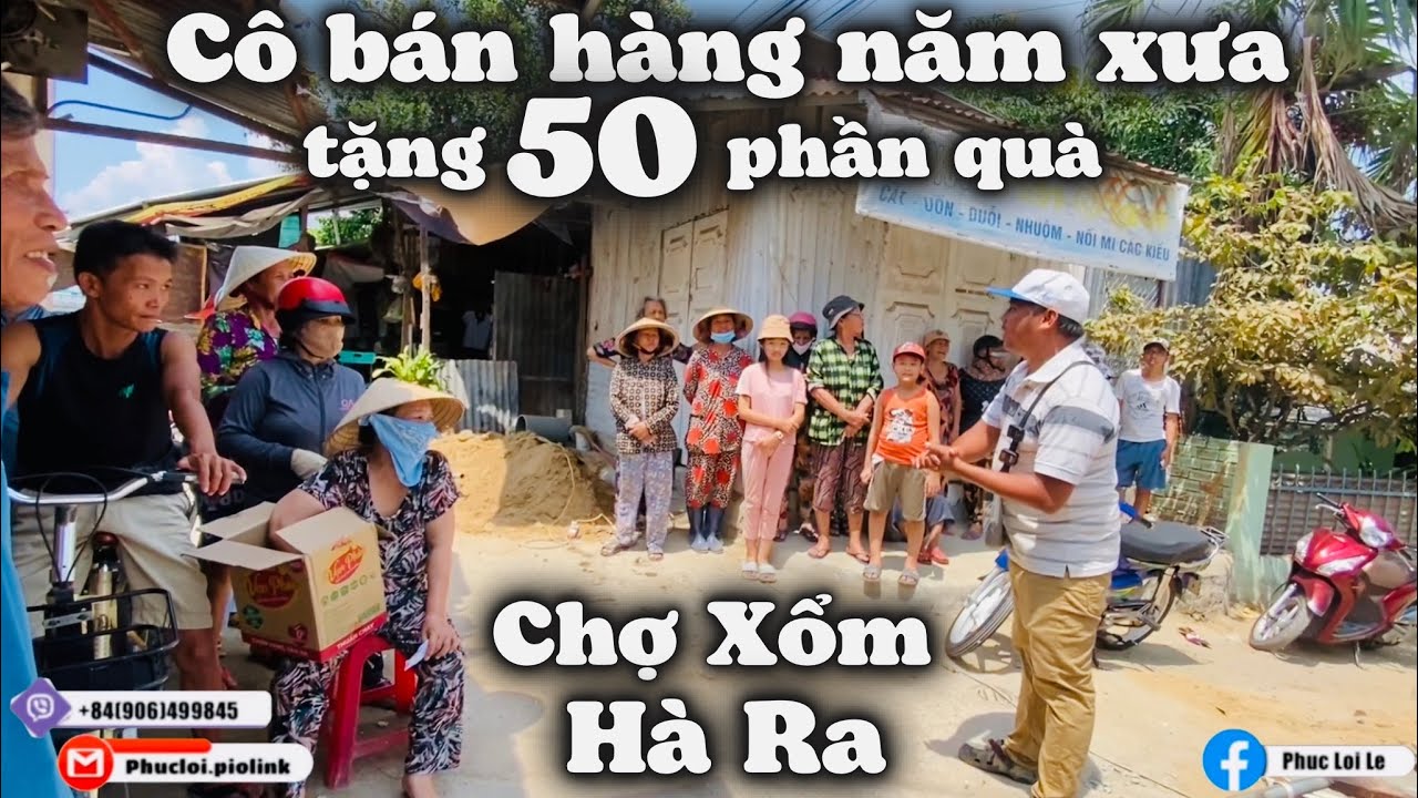 Cô Bán Hàng Ở Chợ Xổm Hà Ra Nha Trang Năm Xưa Chia Sẻ 50 Phần Quà Đến Những Bà Con Thân Quen.