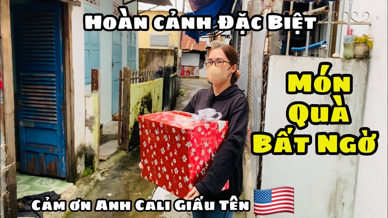 "Cô Gái Đặc Biệt" Quá Vui Mừng Khi Nhận Món Quà NOEL To Bự Từ Anh Khán Giả Ở CaLi 🇺🇲 Giấu Tên