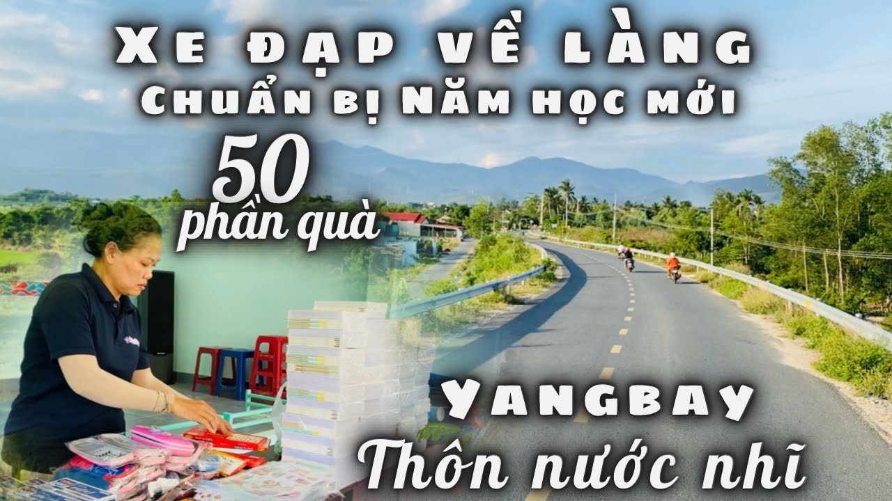 Chương Trình Xe Đạp Cho Em l Quý NHT 🇩🇰🇨🇦Tặng 10 Xe Đạp Và Quà Đến 50 Em Học Sinh Thôn Nước Nhĩ