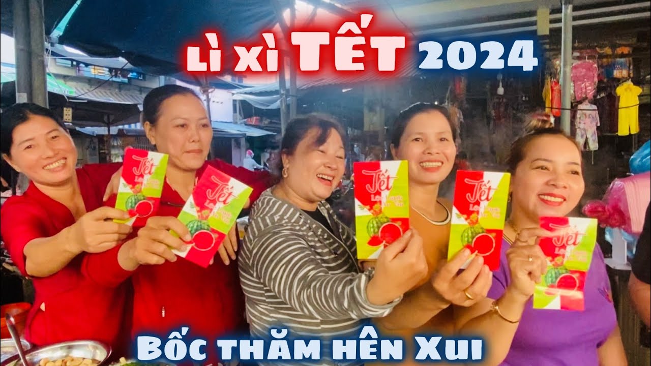 Lì Xì Bốc Thăm Hên Xui Đầy Bất Ngờ Đến Các Chị Em Chợ Bàu. Cảm Ơn Vì Đã Tham Gia Tình Nguyện Xã Hội