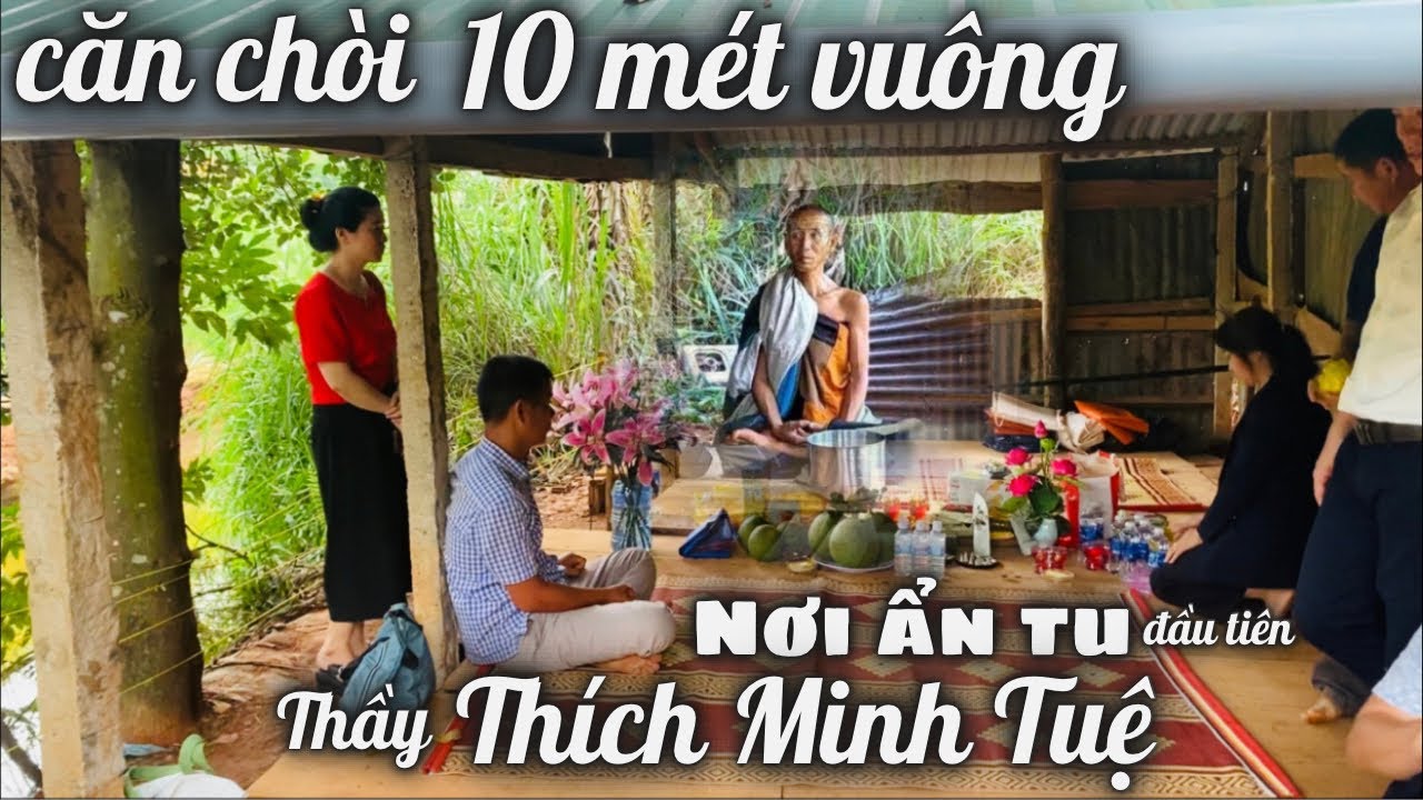 CẬN CẢNH Căn Chòi Nơi Ẩn Tu Của Thầy THÍCH MINH TUỆ Ở Quê Nhà Gia Lai