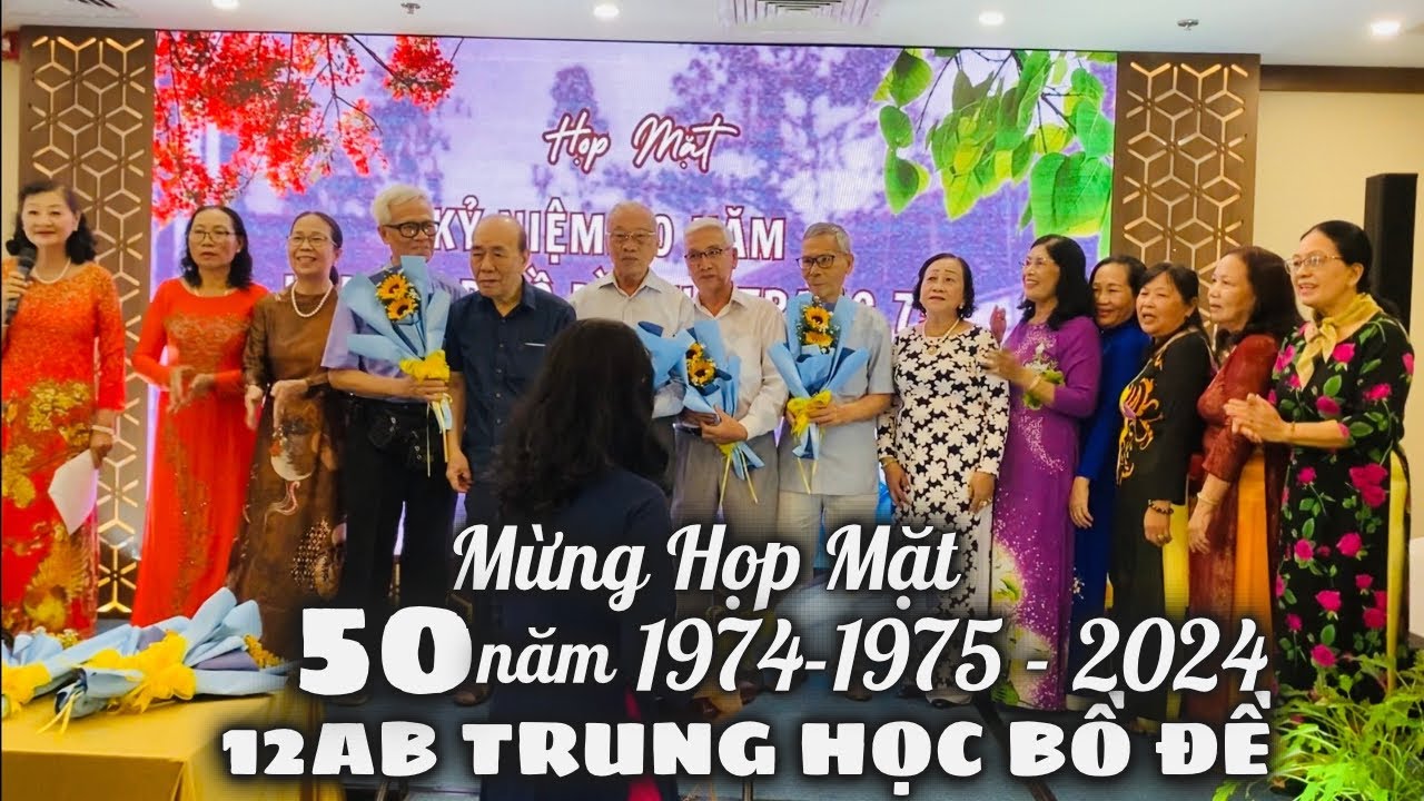 Trường Trung Học Bồ Đề Mừng Họp Mặt Kỷ Niệm 50 Năm Ngày Xa Lớp Xa Trường. Những Cái Ôm Thắm Thiết