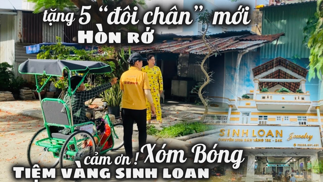 Tiệm Vàng Sinh Loan Xóm Bóng Tặng 5 "ĐÔI CHÂN" Mới Đến Hội Những Người Khốn Khổ Hòn Rớ Nha Trang