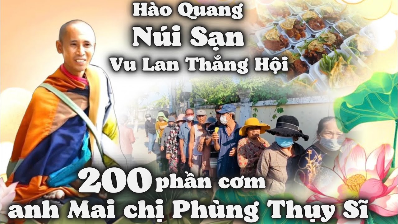 Vu Lan Thắng Hội. Anh Mai Chị Phùng (Thụy Sĩ - Xóm Bóng) Chia Sẻ 200 Phần Cơm Bệnh Viện Ung Bướu