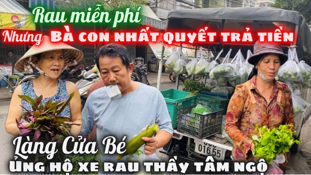 Nha Trang Ngày Mưa. Rau Miễn Phí Về Làng Nhưng Bà Con Nhất Quyết Trả Tiền Để Ủng Hộ Thầy Tâm Ngộ