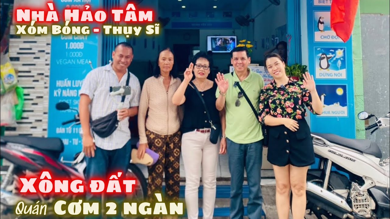 Gia Đình Nhà Hảo Tâm Từ Thụy Sĩ Về Quê Thưởng Thức Cơm 2 Ngàn Đồng. Xông Đất Góp Duyên Quán Yên Vui