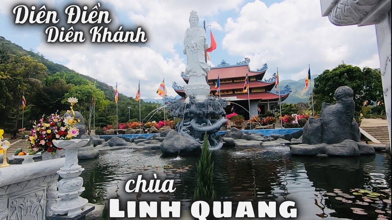 Cận Cảnh Công Trình CHÙA LINH QUANG Đang Xây Dựng Dưới Chân Núi Đại An Xã Diên Điền Huyện Diên Khánh