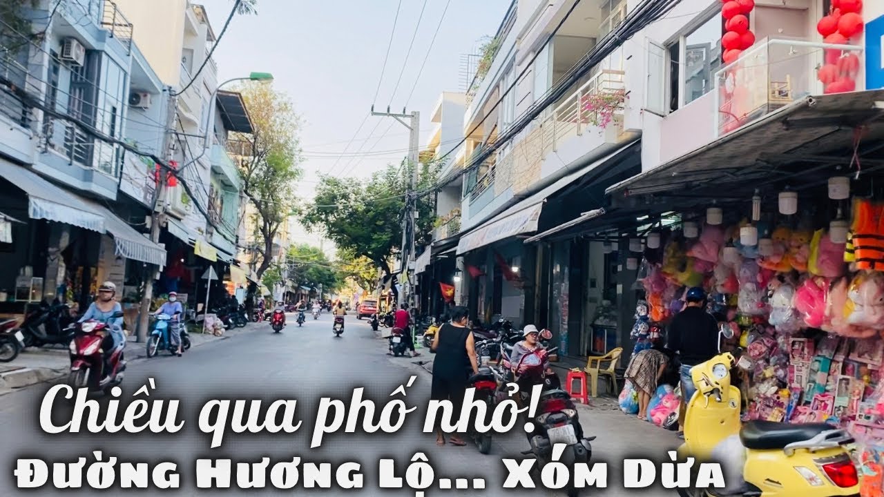 Chiều Qua Phố Nhỏ Đường Hương Lộ Xóm Dừa Chợ Mới Nha Trang. Trao Quà Chú Lính Nhảy Dù Đạp Xích Lô