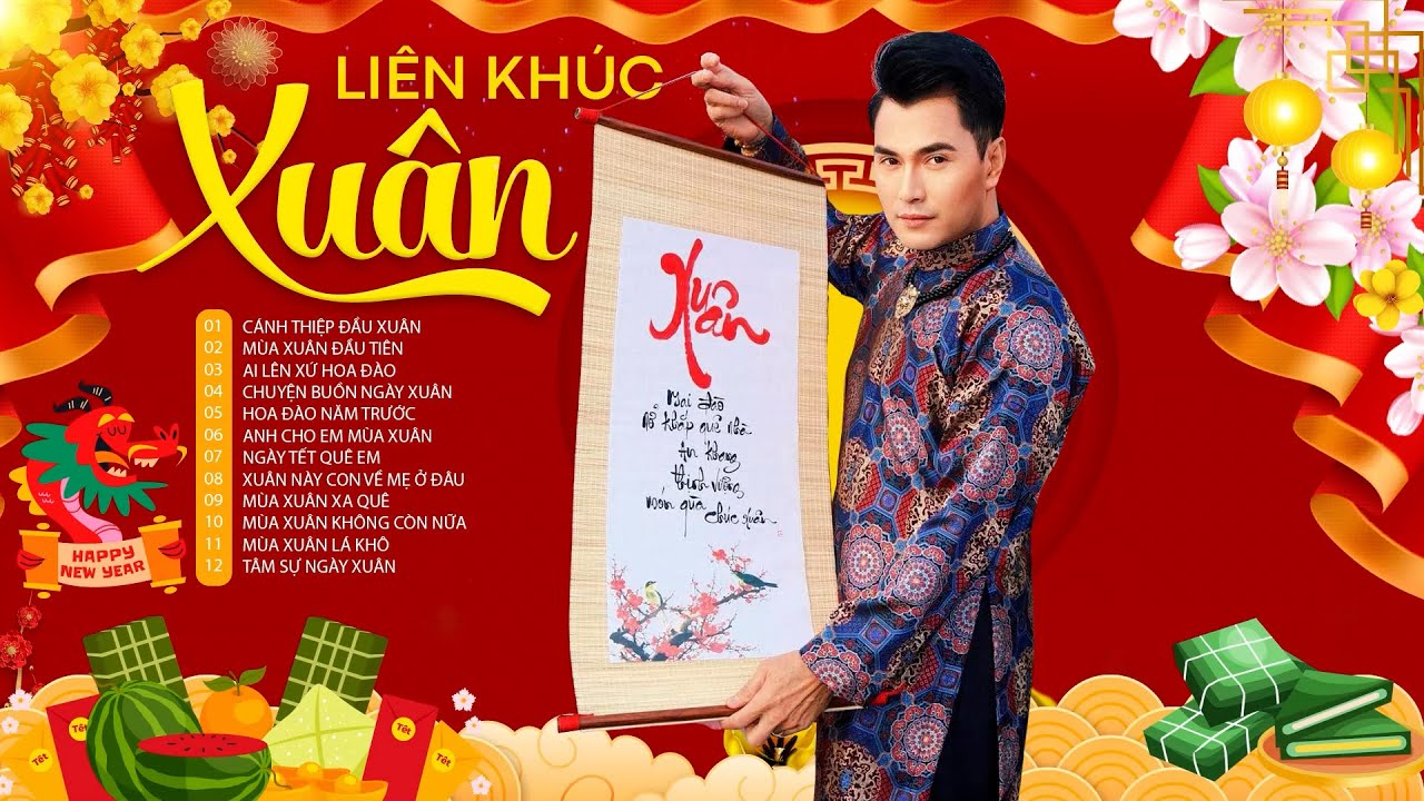 Chào Xuân Giáp Thìn - Leon Vũ - Album Nhạc Tết 2024 Hay Nhất - Mở Thật To Nghe Mới Đã