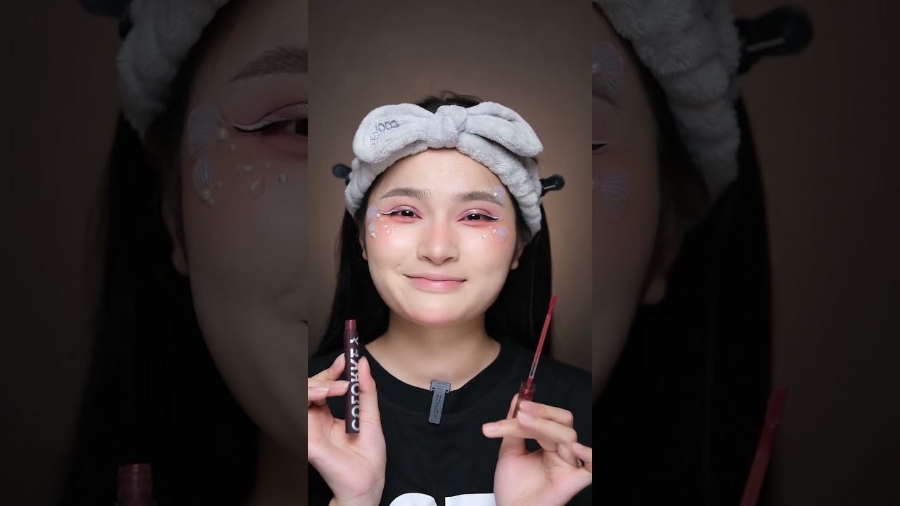 Thử thách BẠN VẼ MÌNH MAKEUP phần 9, Nàng tiên cá đồ đó😂 #Shorts | Lie Makeup