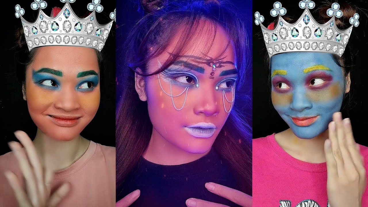 Lie Makeup - Thử Thách Makeup Theo Màu Nước, Màu Kẹo Hài Ẻ 🤣 - Tổng Hợp Clip TikTok Triệu View P9