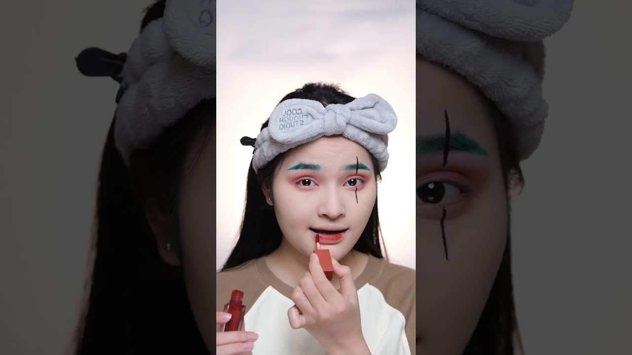 Thử thách BẠN VẼ MÌNH MAKEUP phần 5, quá ngầu lun 😎 #Shorts | Lie Makeup