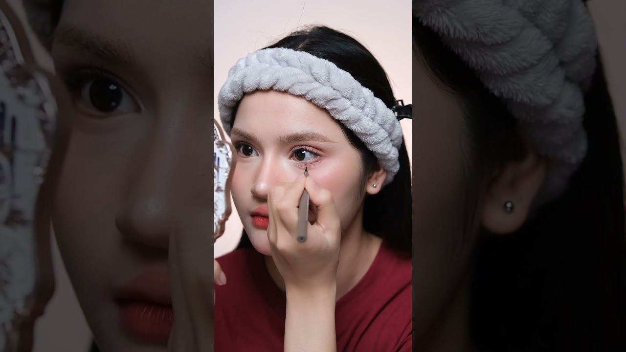 Vẽ mi dưới thế nào để không bị xu 💁‍♀️  #Shorts | Lie Makeup