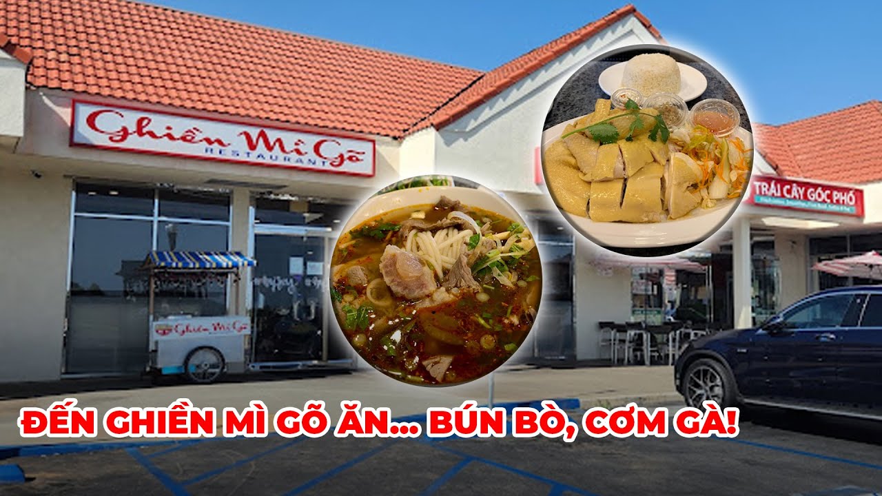 🔴LIVE: Đến Ghiền Mì Gõ ăn... bún bò, cơm gà!