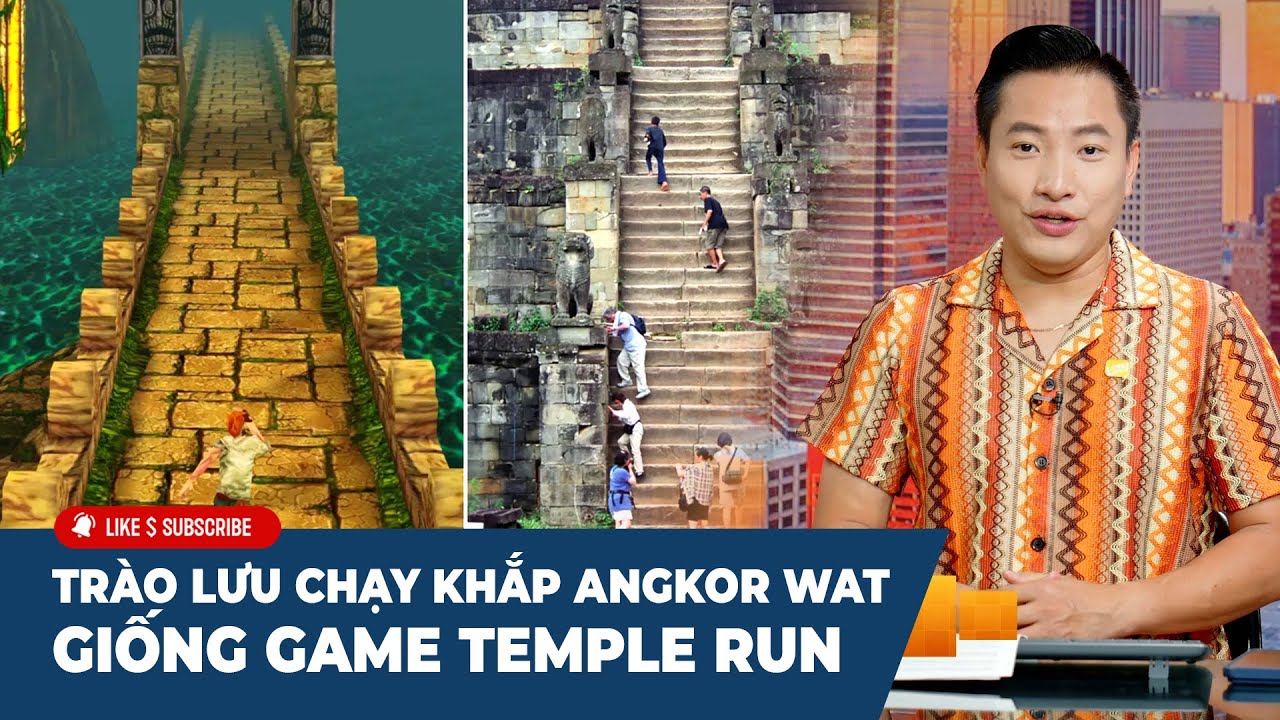 Cà Phê Sáng Cuối Tuần P3 (09-01-24) Trào lưu chạy khắp Angkor Wat giống Game Temple Run