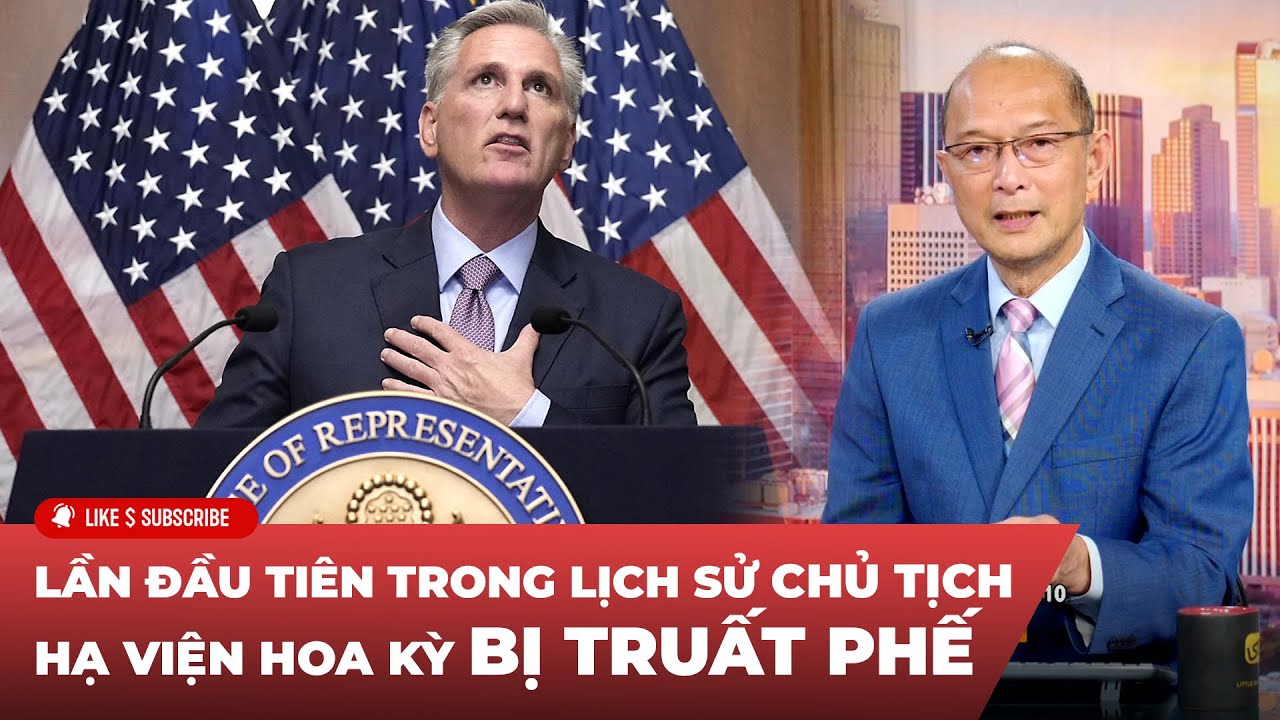 Cà Phê Sáng P1 (10-04-23) Lần đầu tiên trong lịch sử chủ tịch Hạ Viện Hoa Kỳ bị truất phế